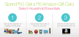 Illustration for article titled Deals: Buy $50 in Household Goods, Get a $15 Amazon Card